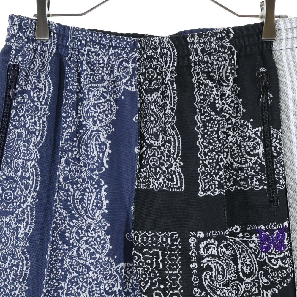 Needles(ニードルス) ×MIYAGIHIDETAKA ミヤギヒデタカ サイドライン バンダナ柄 ドローストリング トラックパンツ マルチ