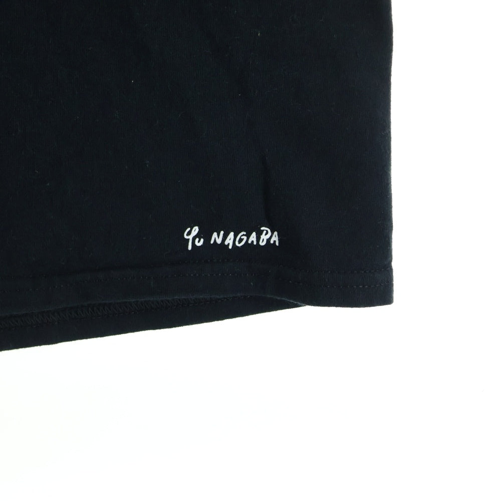 UNDERCOVER(アンダーカバー) ×Yu Nagaba 長場雄 BEAR MASK TEE フロントロゴデザイン クルーネック カットソー 半袖Tシャツ ブラック UCIE9813-2