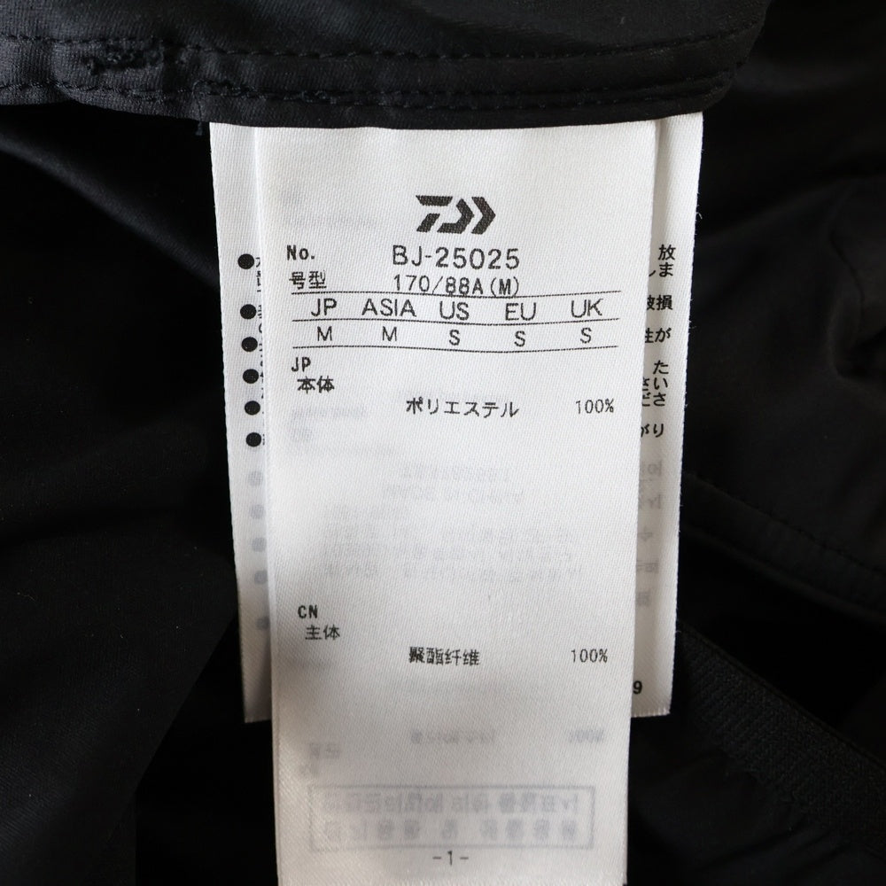 DAIWA PIER39(ダイワ ピアサーティナイン) TECH CYCLE JACKET テック サイクル ジップアップ ナイロンジャケット ブラック BJ-25025