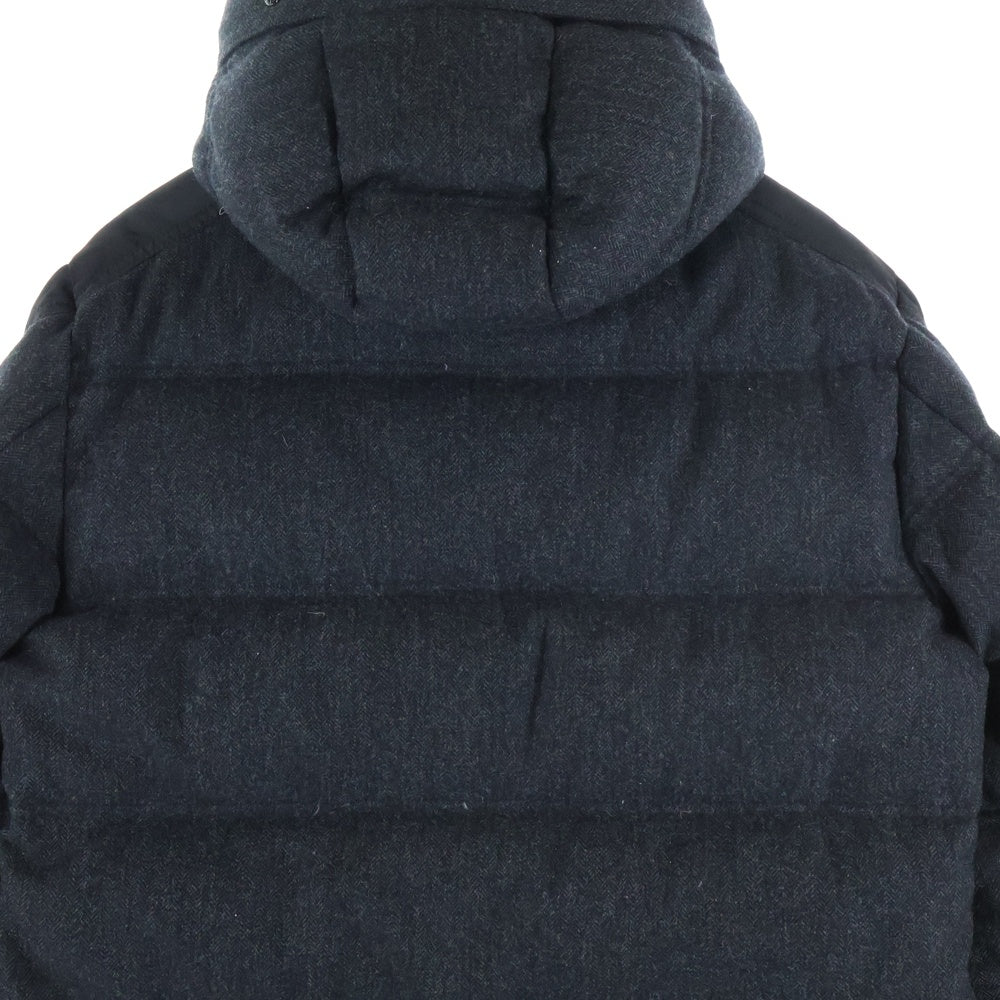 MONCLER(モンクレール) HUGO マルチボケット ウール フーデッド ダウンジャケット ダークグレー 920-091-41367-50