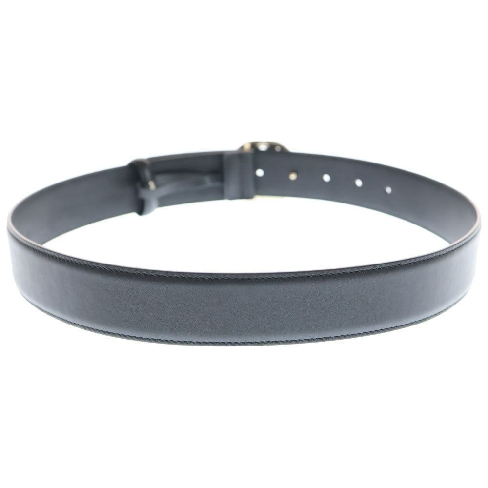 GUCCI(グッチ) GG インターロッキング レザー ベルト ブラック 370543