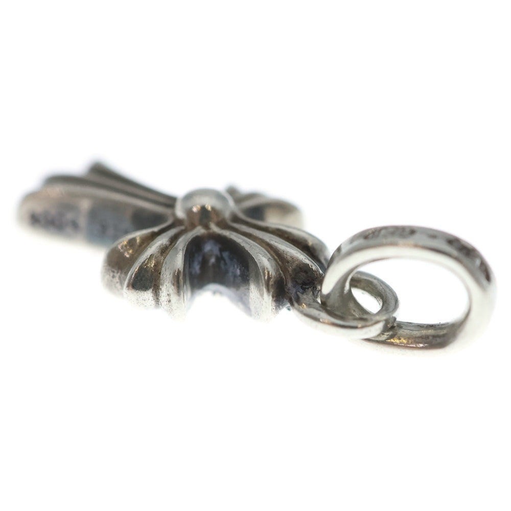 CHROME HEARTS(クロムハーツ) CRS BBYFAT P SAP B ベイビーファット PAVEブルーサファイア チャーム シルバーネックレストップ