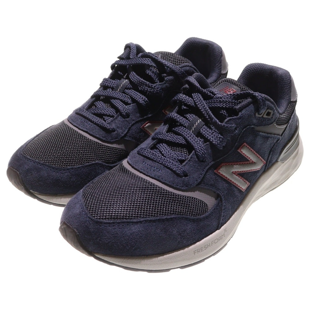 New Balance(ニューバランス) MW880BC7 スエード ローカットスニーカー ネイビー US8/26cm