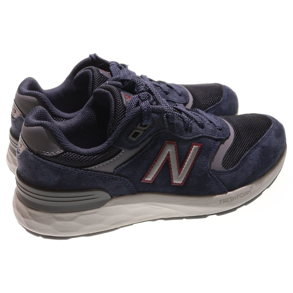 New Balance(ニューバランス) MW880BC7 スエード ローカットスニーカー ネイビー US8/26cm
