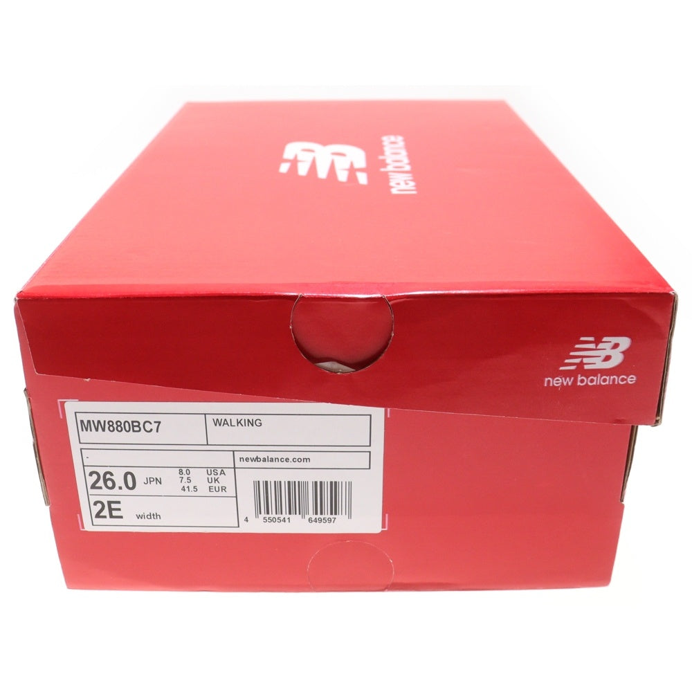New Balance(ニューバランス) MW880BC7 スエード ローカットスニーカー ネイビー US8/26cm