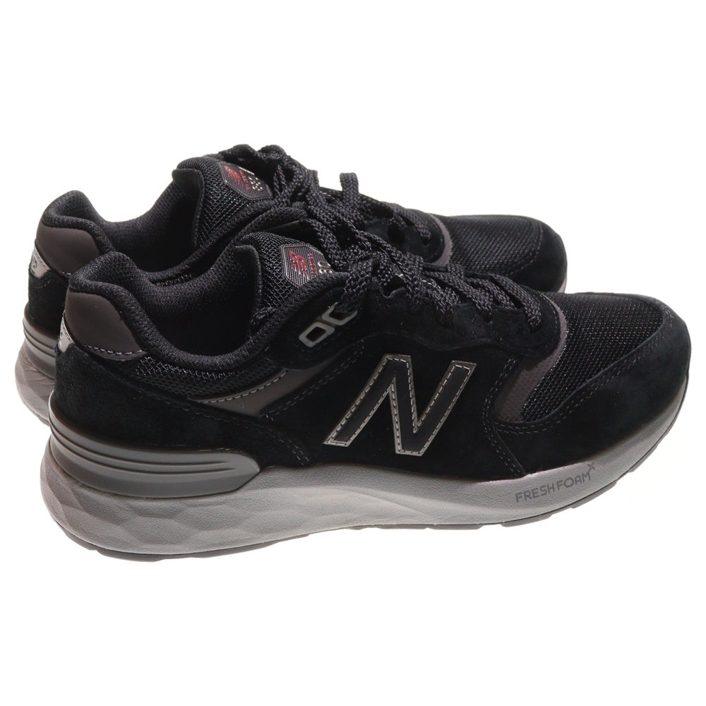 New Balance(ニューバランス) MW880BB7 スエード ローカットスニーカー ブラック US8/26cm