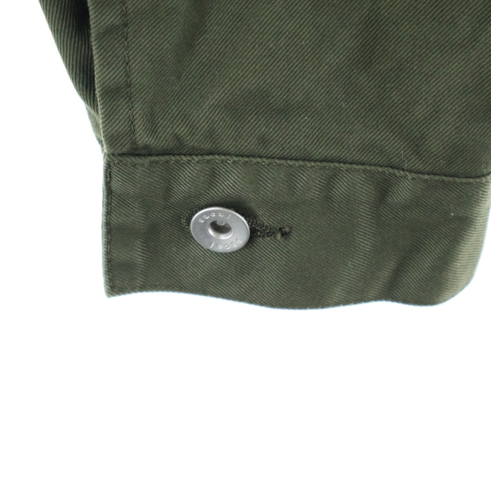 Sacai(サカイ) 22AW NYLON TWILL MIX BLOUSON ナイロン ツイル ミックス マルチポケット ジップアップ ボンバージャケット グレー/カーキ 22-02825M