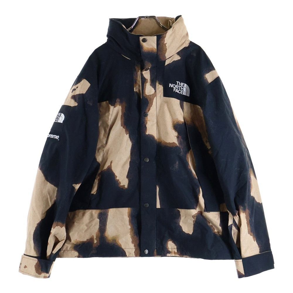 SUPREME(シュプリーム) ×THE NORTH FACE Bleached Denim Print Mountain Jacket ノースフェイス ブリーチデニムプリント フーデッド マウンテンジャケット マルチカラー NP52100I