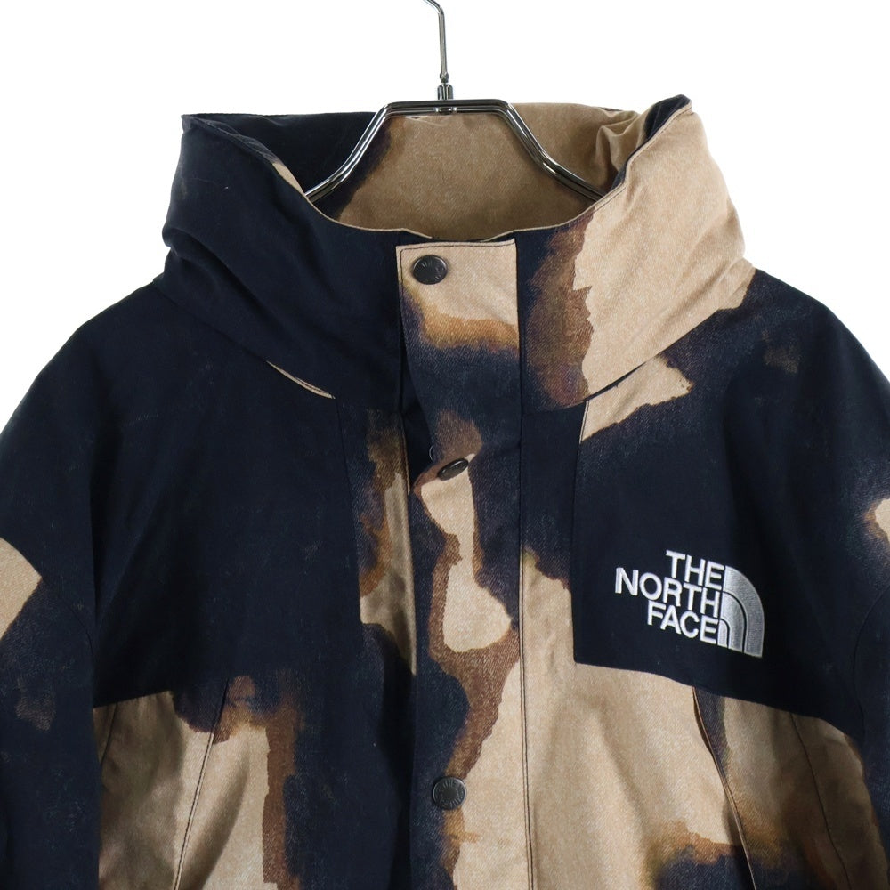 SUPREME(シュプリーム) ×THE NORTH FACE Bleached Denim Print Mountain Jacket ノースフェイス ブリーチデニムプリント フーデッド マウンテンジャケット マルチカラー NP52100I