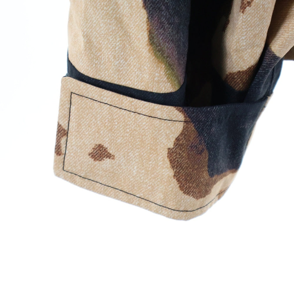 SUPREME(シュプリーム) ×THE NORTH FACE Bleached Denim Print Mountain Jacket ノースフェイス ブリーチデニムプリント フーデッド マウンテンジャケット マルチカラー NP52100I