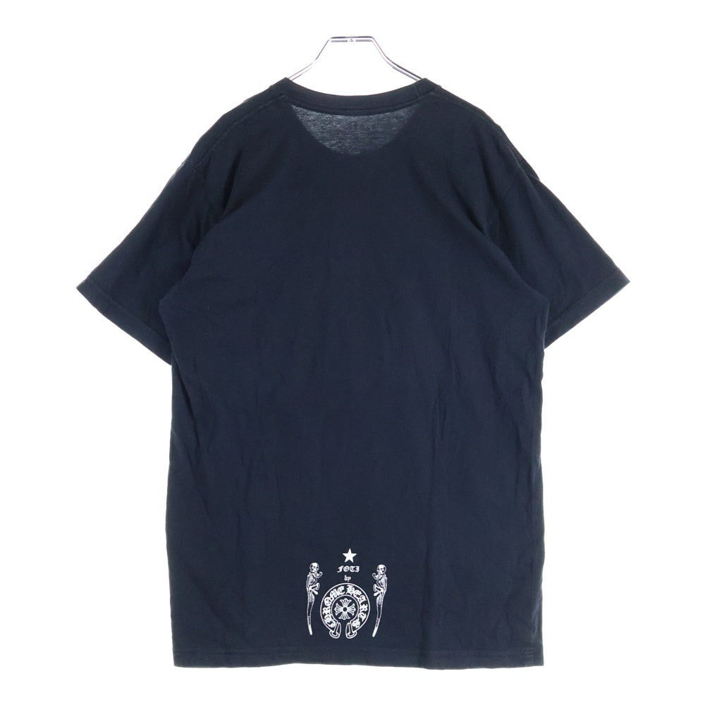CHROME HEARTS(クロムハーツ) FOTI フォティ 両面プリント クルーネック 半袖Tシャツ カットソー ブラック