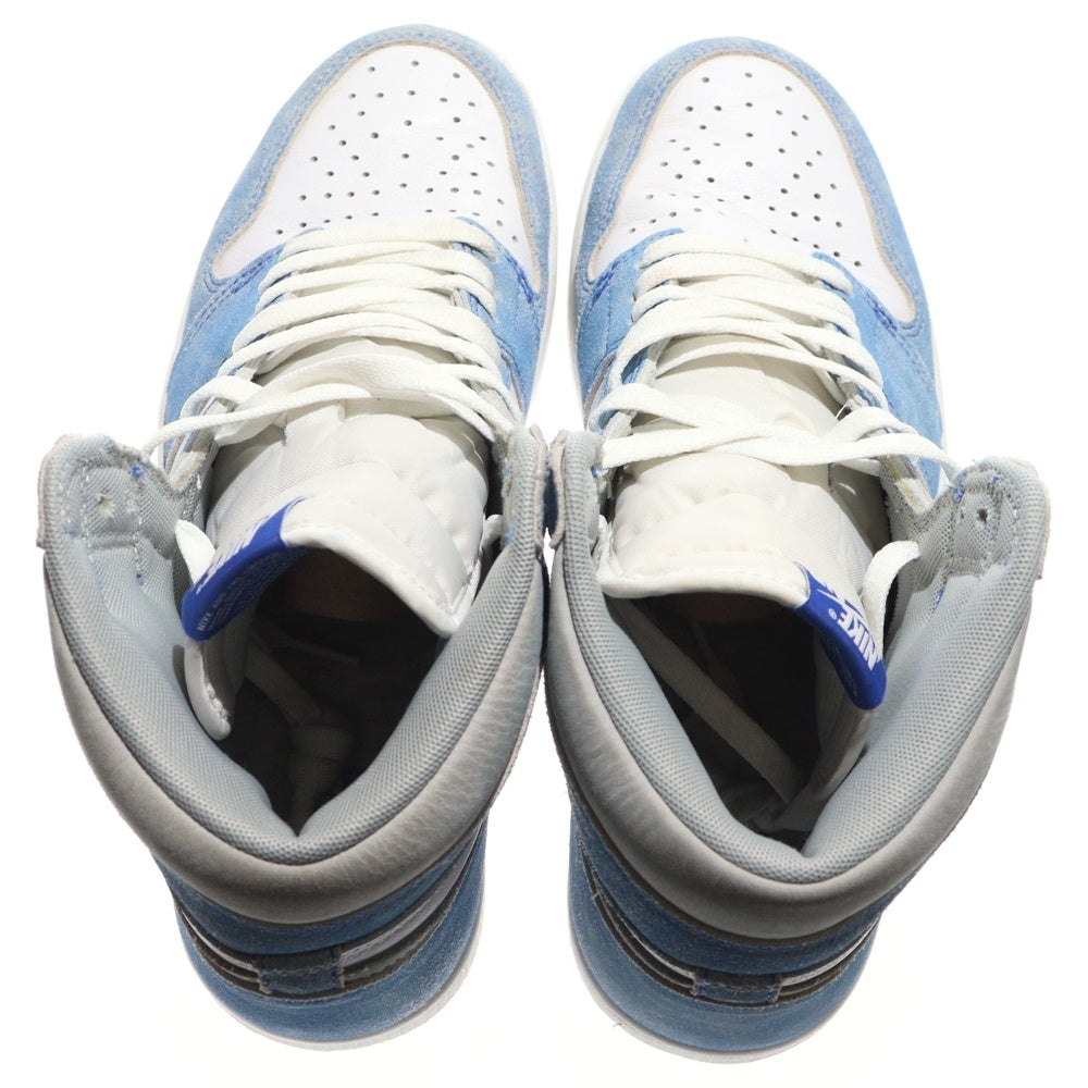 NIKE(ナイキ) AIR JORDAN 1 Hyper Royal エアジョーダン 1 ハイパーロイヤル ハイカットスニーカー ブルー/ホワイト US11/29cm 555088-402