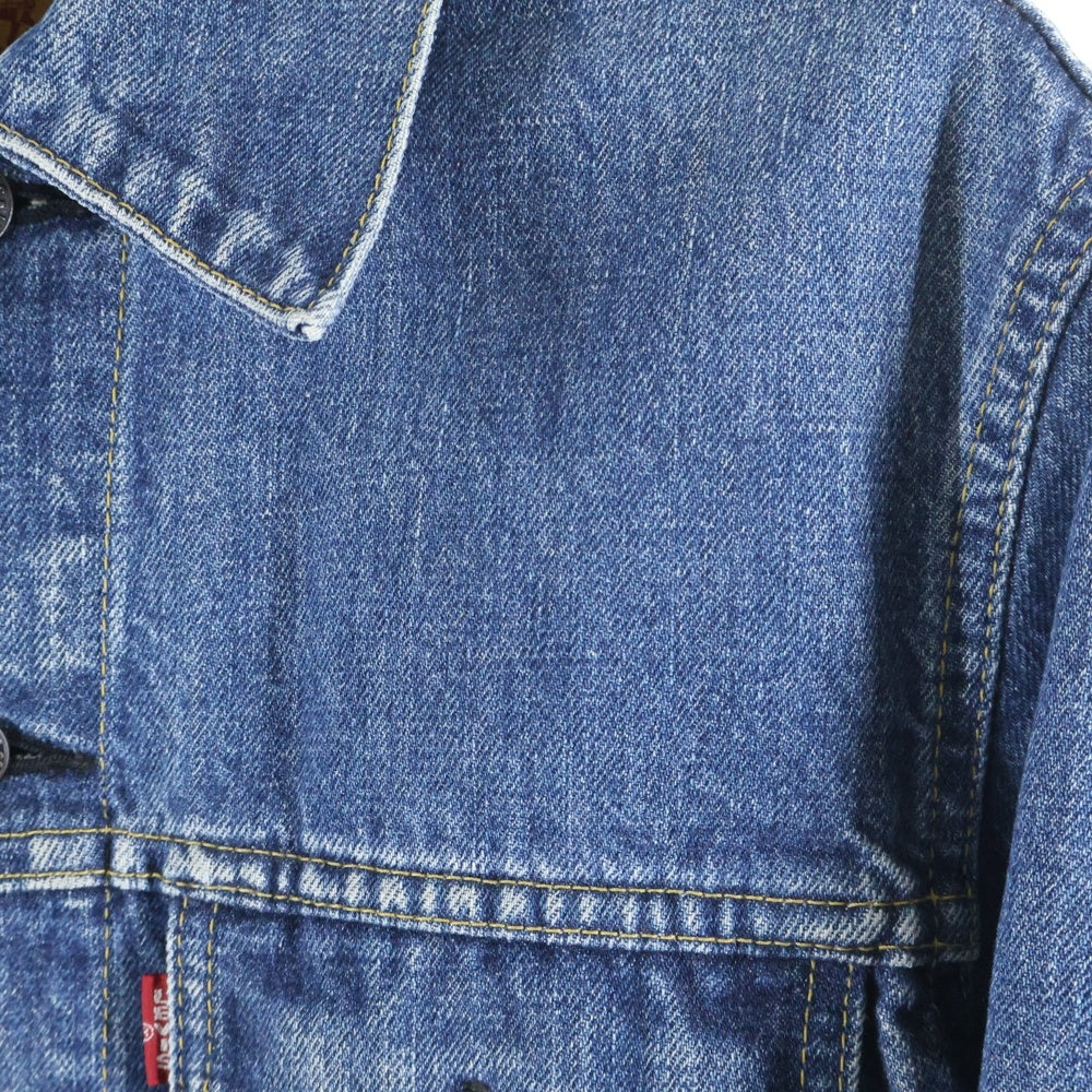 Levi's(リーバイス) 90S VINTAGE 71557 ボタン裏J30 日本製復刻 3rd サード ヴィンテージ デニム トラックジャケット インディゴ
