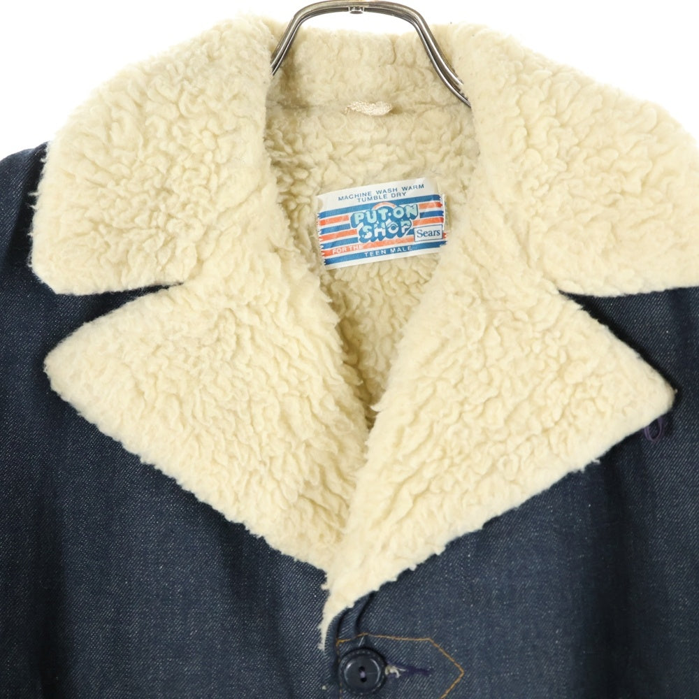 VINTAGE(ヴィンテージ) 70-80S SEARS PUT ON SHOP VINTAGE シアーズ プットオンショップ ヴィンテージ ボア デニムジャケット インディゴ