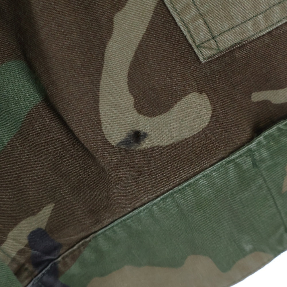 VINTAGE(ヴィンテージ) 90S MILITARY ミリタリー 放出品 カモ柄 フィールド長袖シャツ カーキ SP0100-95-0-0355