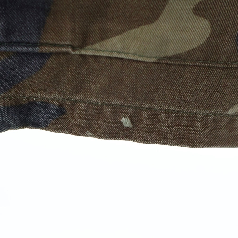 VINTAGE(ヴィンテージ) 90S MILITARY ミリタリー 放出品 カモ柄 フィールド長袖シャツ カーキ SP0100-95-0-0355