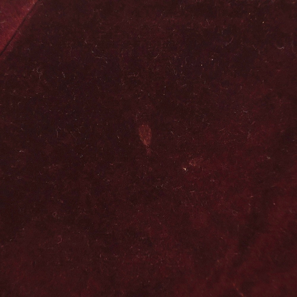 BEAMS HEART(ビームス ハート) ベロア ジップアップ スタジアムジャケット バーガンディー