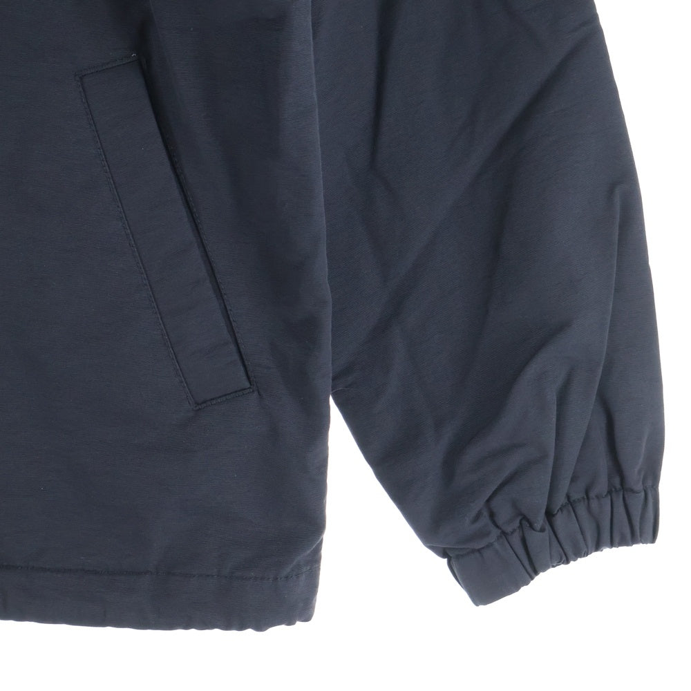 X-GIRL(エックスガール) バックローズプリント ナイロン コーチジャケット レディース ブラック