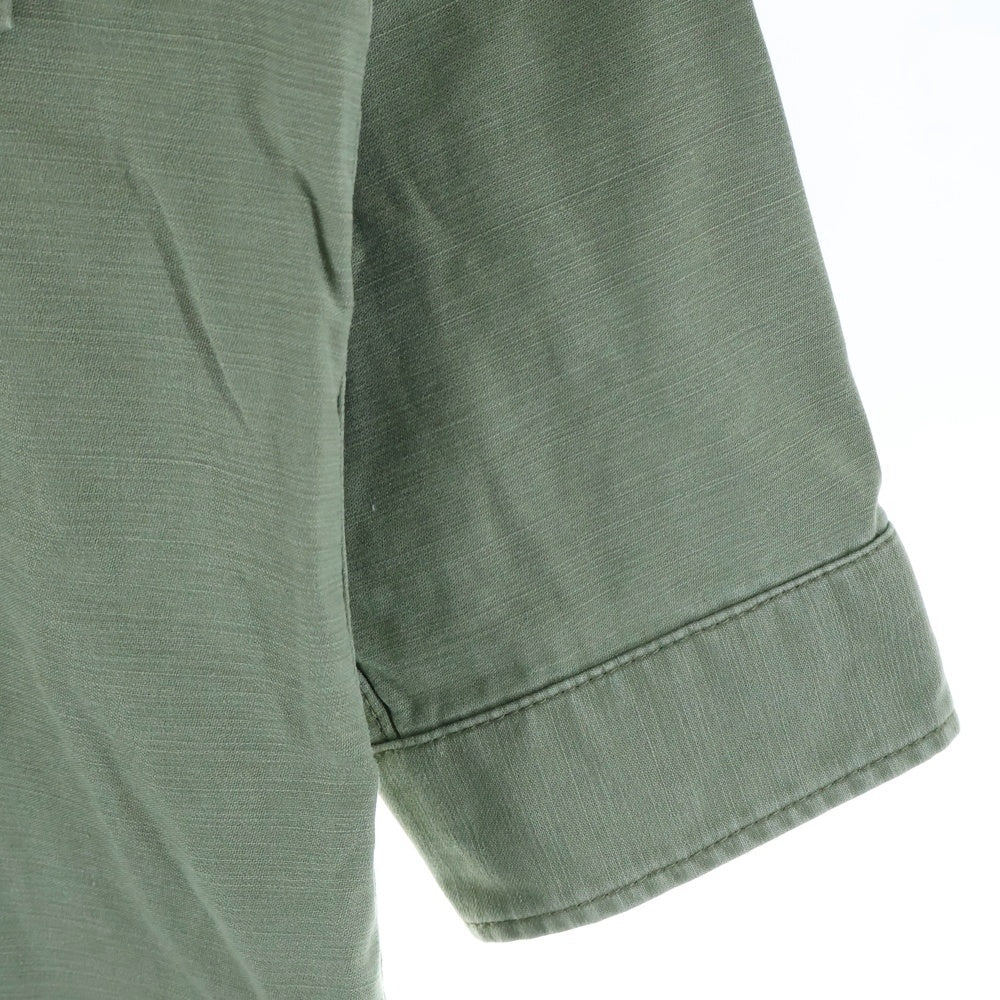 AMERICAN RAG CIE(アメリカンラグシー) ミリタリーサンプリング 長袖フィールドシャツ カーキ