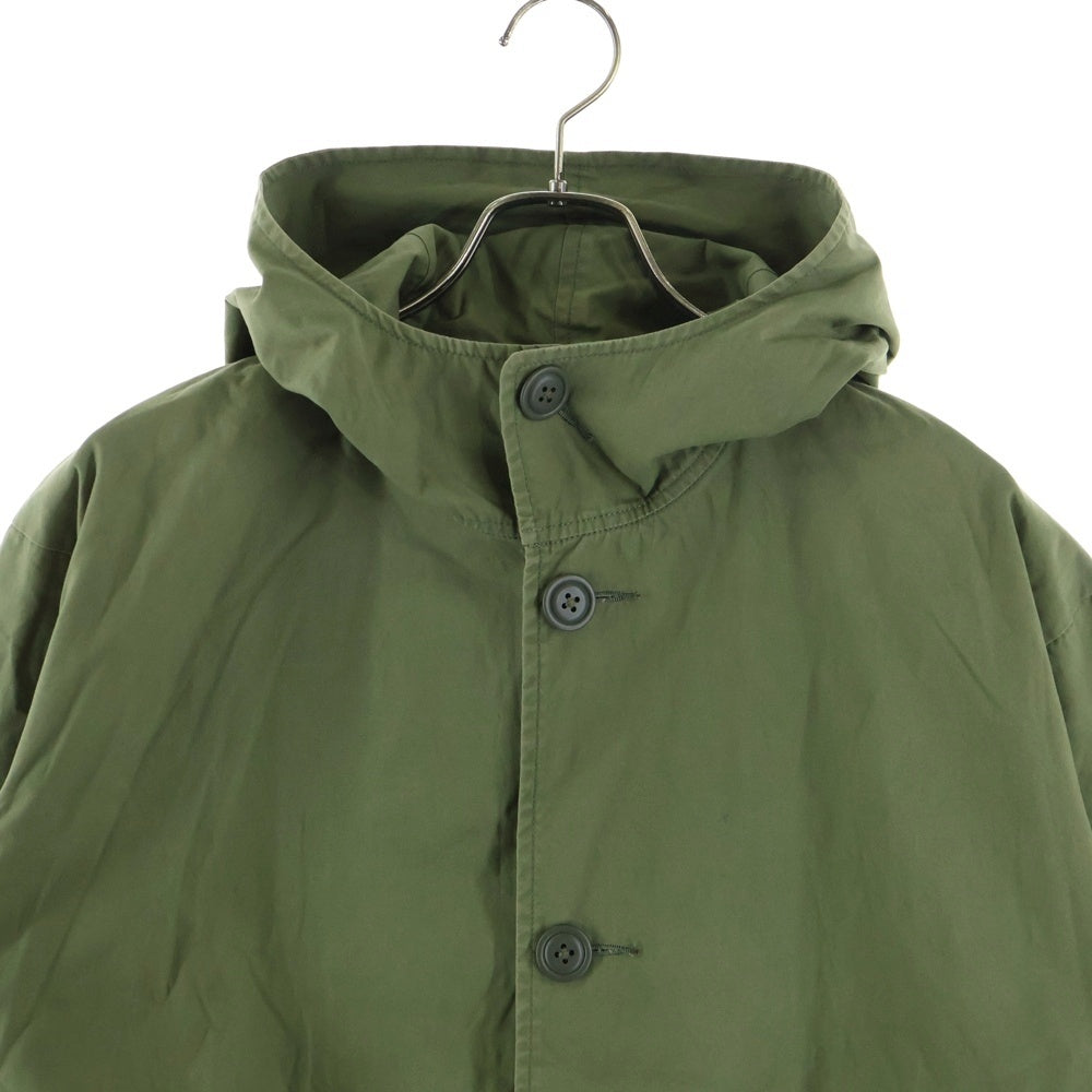 SHIPS(シップス) liflattie ships リフラティシップス フーデッド長袖シャツ レディース カーキ