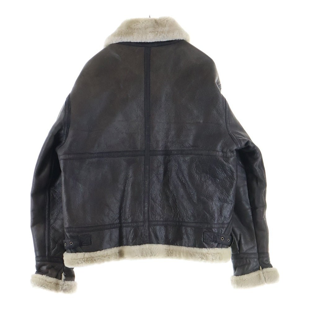 AVIREX(アヴィレックス) ムートン レザー フライトジャケット ブラウン 850115