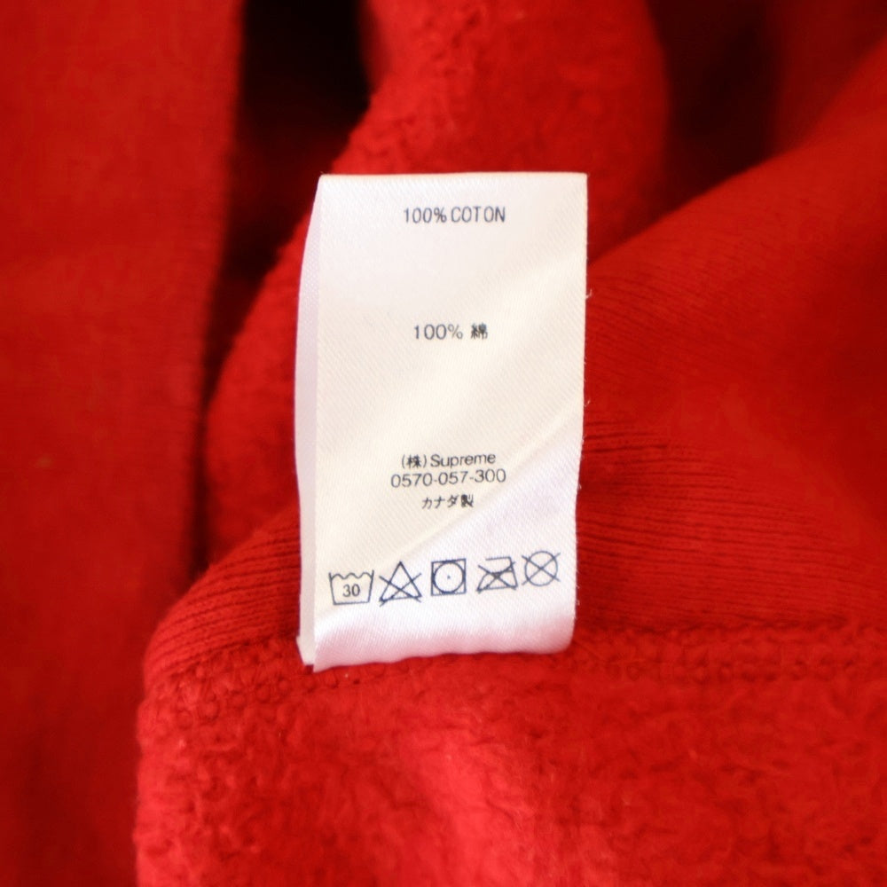 SUPREME(シュプリーム) 19SS Le Luxe Hooded Sweatshirt フロントエンブロイダリー プルオーバーパーカー スウェットフーディ レッド