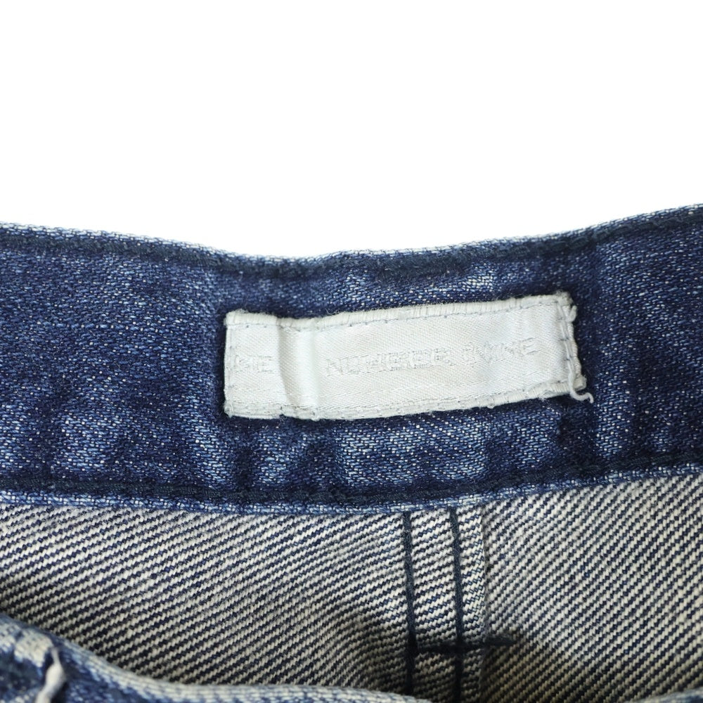 NUMBER (N)INE(ナンバーナイン) 01AW ARCHIVE STANDARD期 スタンダード期 ダメージ加工 グランジデニムパンツ インディゴ アーカイブ