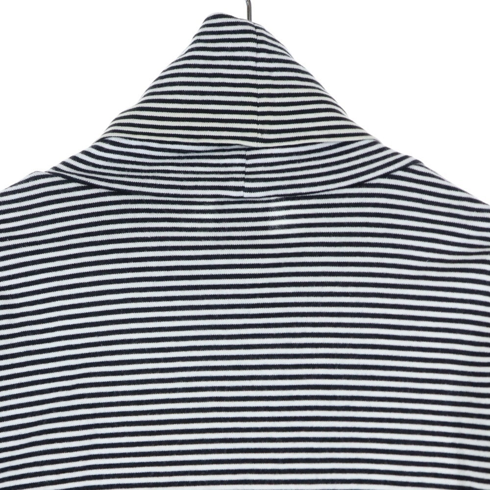 NUMBER (N)INE(ナンバーナイン) 05AW ARCHIVE HIGH STREET期 ハイストリート期 ボーダー ハイネック コットンニット セーター ホワイト/ブラック アーカイブ