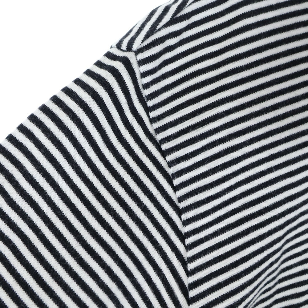 NUMBER (N)INE(ナンバーナイン) 05AW ARCHIVE HIGH STREET期 ハイストリート期 ボーダー ハイネック コットンニット セーター ホワイト/ブラック アーカイブ