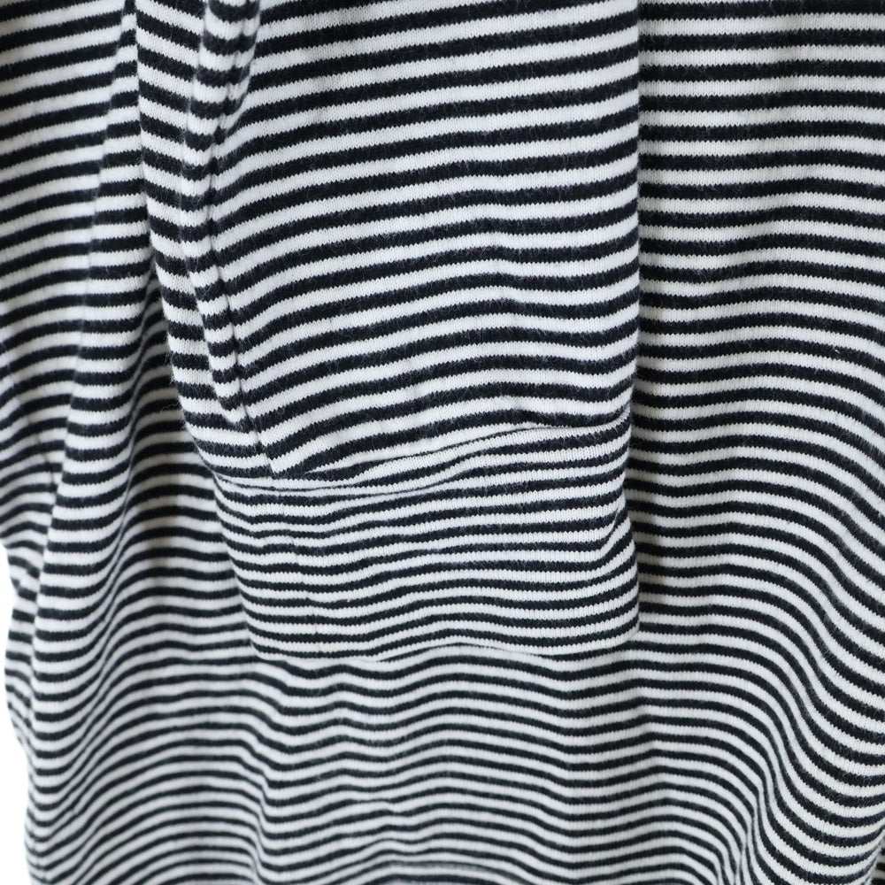 NUMBER (N)INE(ナンバーナイン) 05AW ARCHIVE HIGH STREET期 ハイストリート期 ボーダー ハイネック コットンニット セーター ホワイト/ブラック アーカイブ