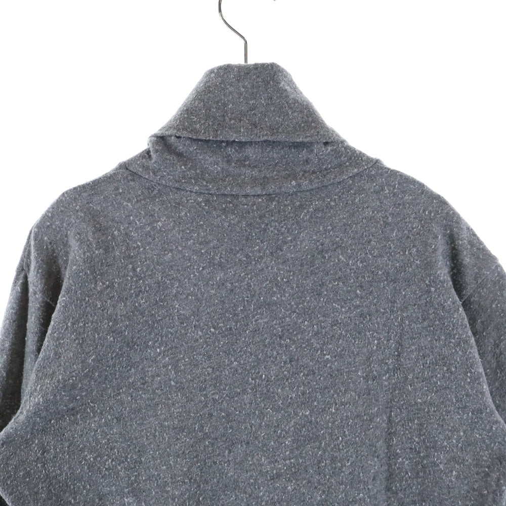 NUMBER (N)INE(ナンバーナイン) 日本製 ハイネック コットンカシミアニット セーター グレー
