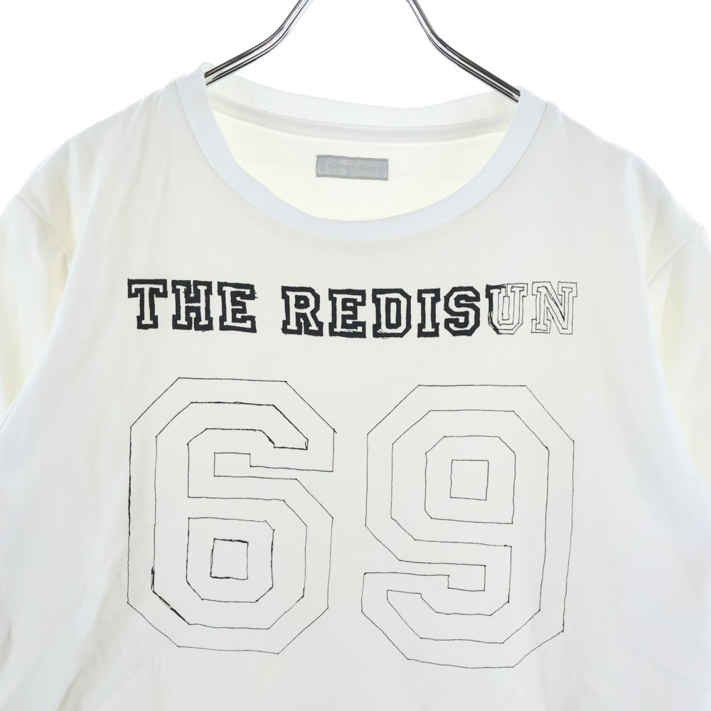 NUMBER (N)INE(ナンバーナイン) 00AW ARCHIVE REDISUN期 レディサン期 ナンバリングプリント クルーネック 半袖Tシャツ カットソー ホワイト アーカイブ