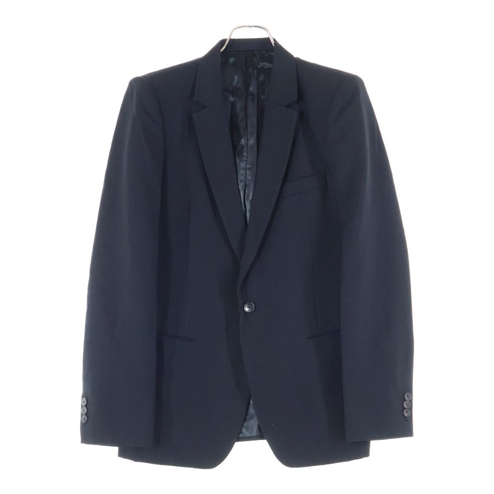 NUMBER (N)INE(ナンバーナイン) ARCHIVE フェイクボタンホール ウール 1B テーラードジャケット ブラック アーカイブ