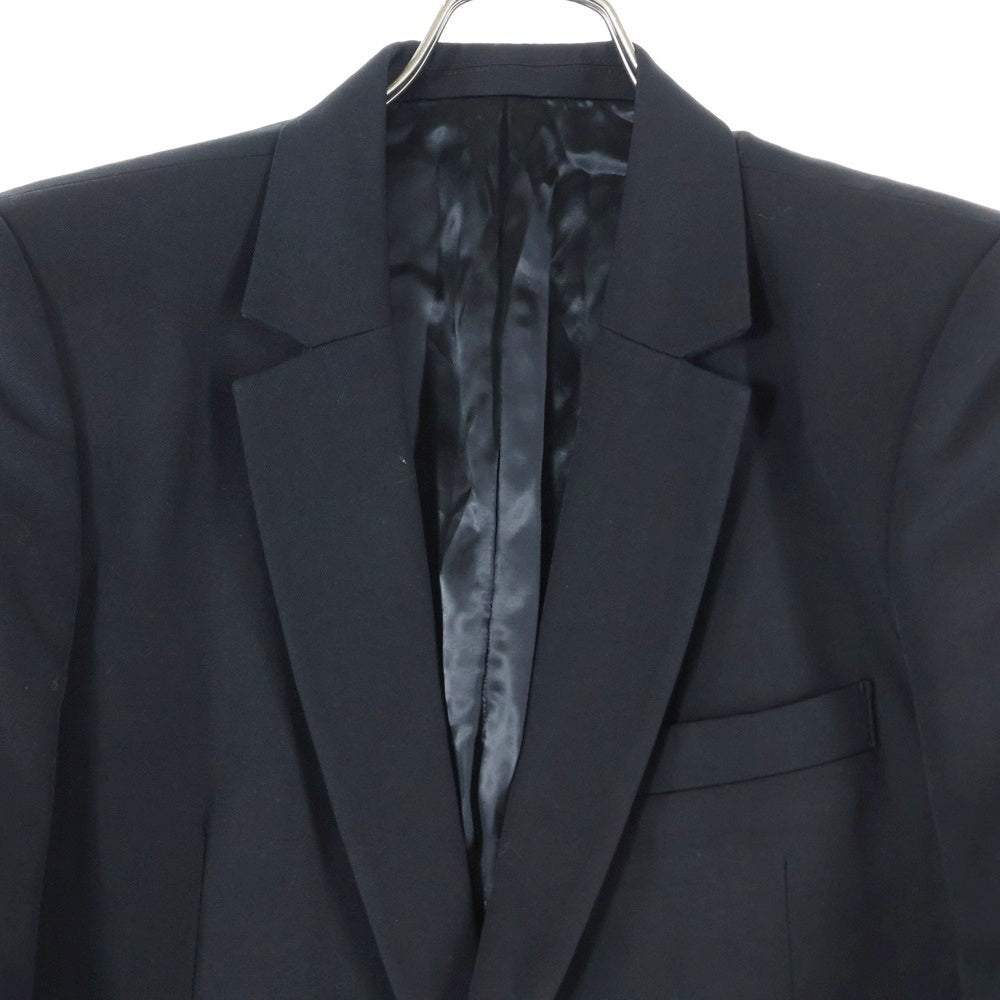 NUMBER (N)INE(ナンバーナイン) ARCHIVE フェイクボタンホール ウール 1B テーラードジャケット ブラック アーカイブ