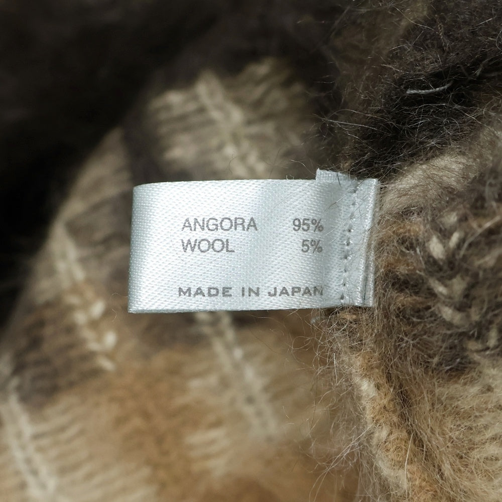 NUMBER (N)INE(ナンバーナイン) 02AW ARCHIVE ジョージ期 クルーネック アンゴラウールニット セーター ブラウン アーカイブ