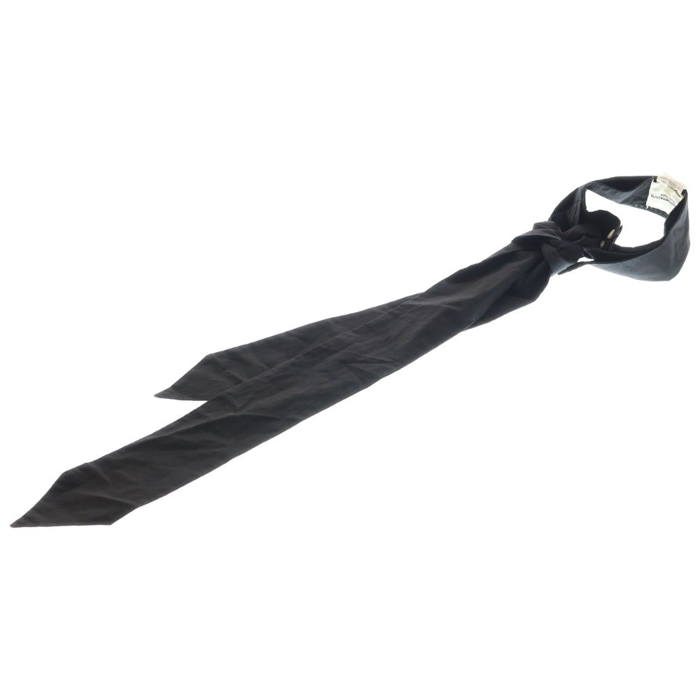 TAKAHIROMIYASHITA The SoloIst.(タカヒロミヤシタザソロイスト) 20SS ネクタイデザイン コットン デタッチャブルカラー つけ襟 ブラック sa.0014SS20