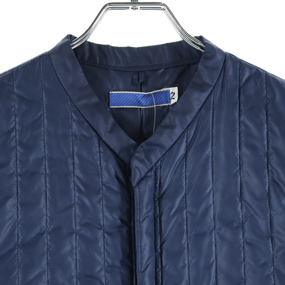 NUMBER (N)INE(ナンバーナイン) 90S ARCHIVE 青タグ 日本製 中綿 ノーカラージャケット ネイビー