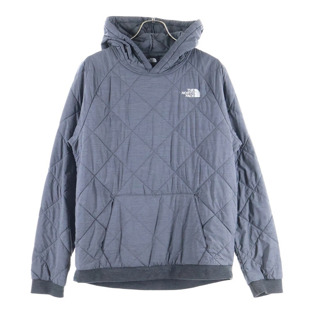 THE NORTH FACE(ザノースフェイス) VERTEX SWEAT HOODIE ヴァーテックス 胸ロゴデザイン 中綿 フーデッド ダウンジャケット グレー NY81783