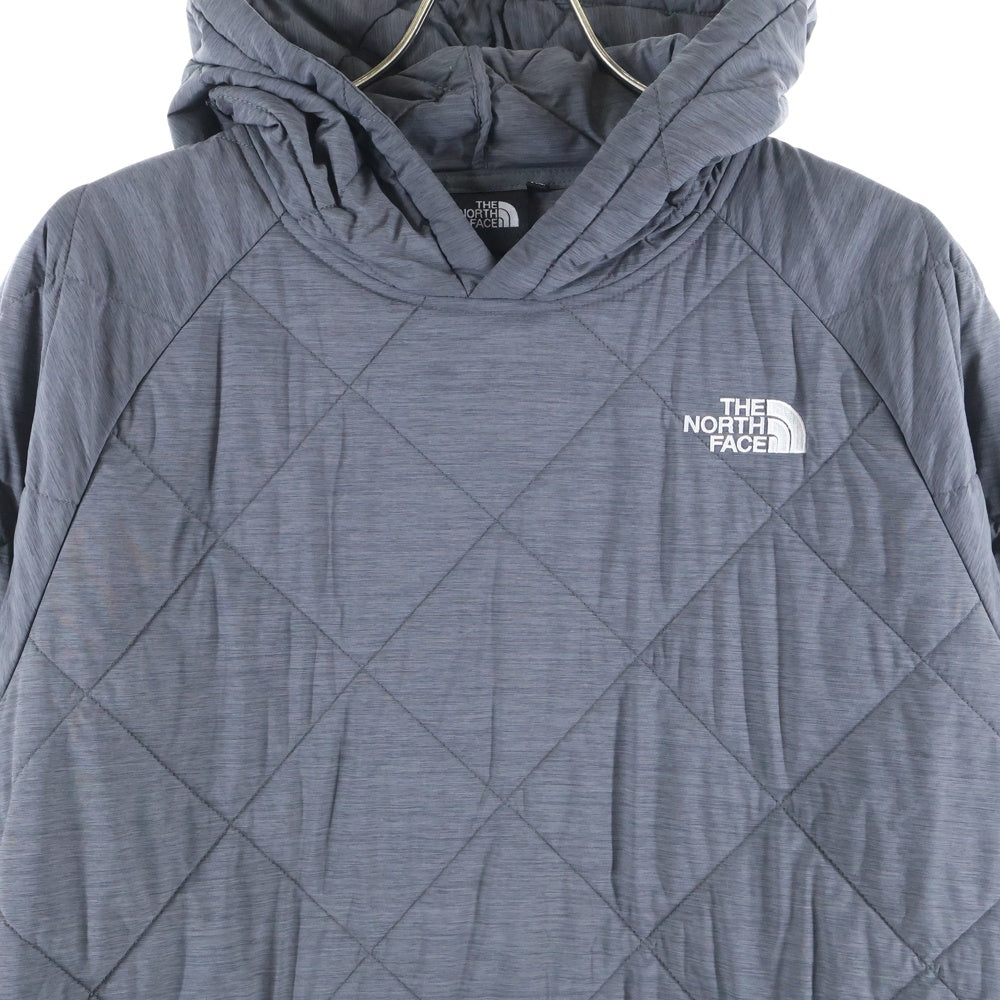 THE NORTH FACE(ザノースフェイス) VERTEX SWEAT HOODIE ヴァーテックス 胸ロゴデザイン 中綿 フーデッド ダウンジャケット グレー NY81783