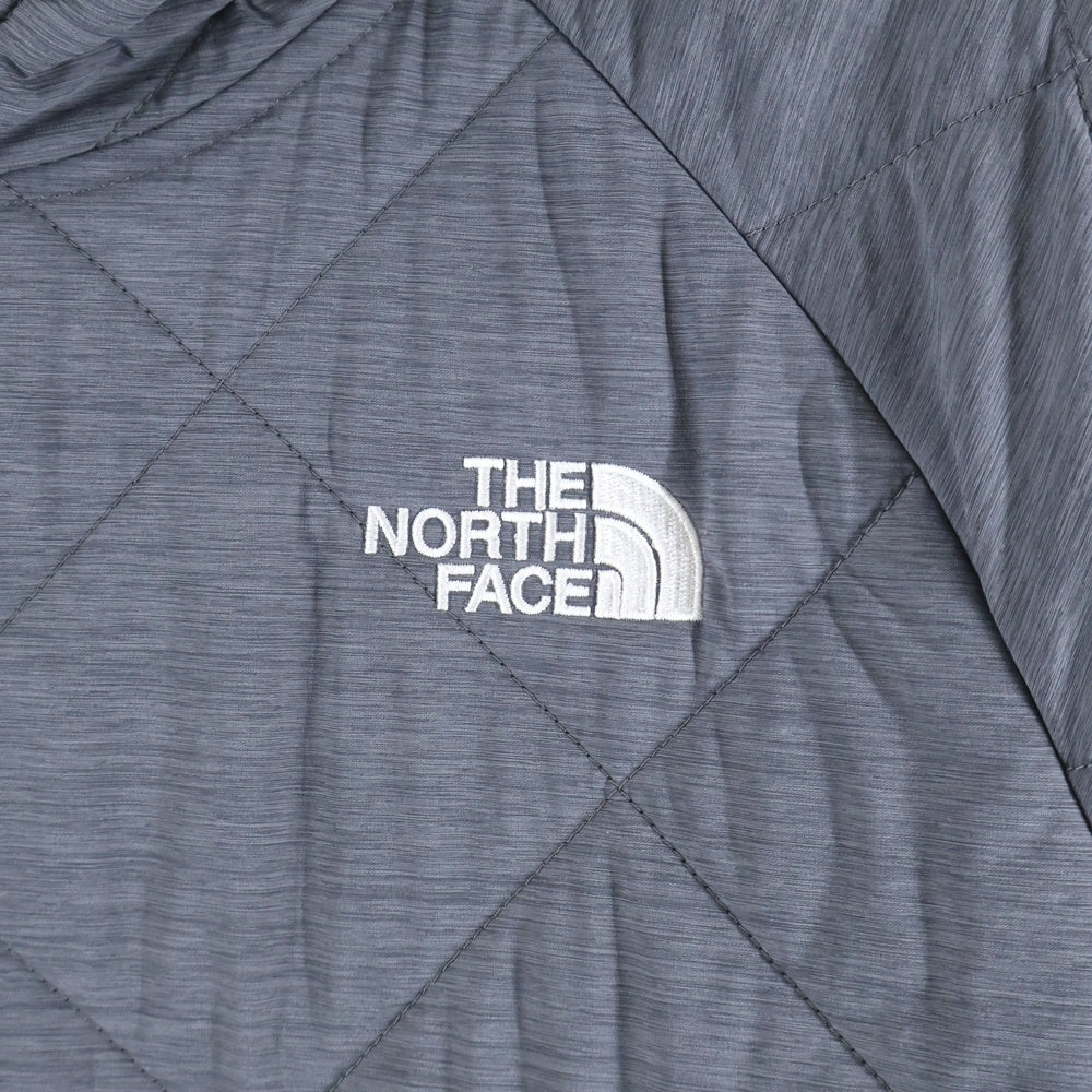 THE NORTH FACE(ザノースフェイス) VERTEX SWEAT HOODIE ヴァーテックス 胸ロゴデザイン 中綿 フーデッド ダウンジャケット グレー NY81783