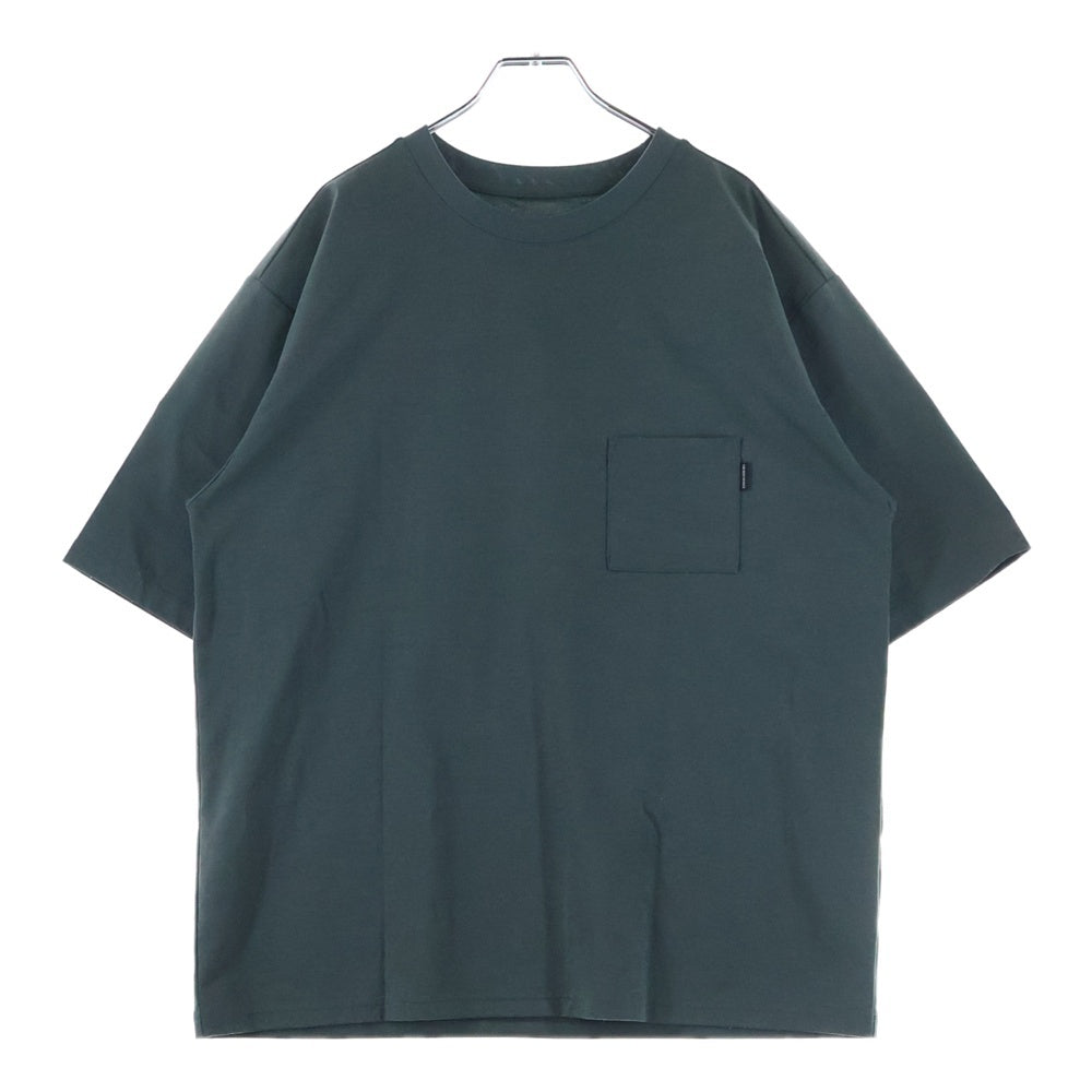 THE NORTH FACE(ザノースフェイス) S/S AIRY POCKET TEE エアリー ポケット 胸ポケット クルーネック カットソー 半袖Tシャツ グリーン NT12447