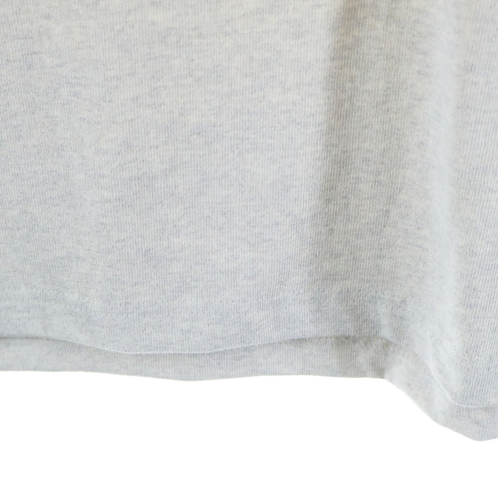 NAUTICA(ノーティカ) 21AW フロントロゴデザイン アーチロゴ クルーネック カットソー 半袖Tシャツ グレー 212-1276