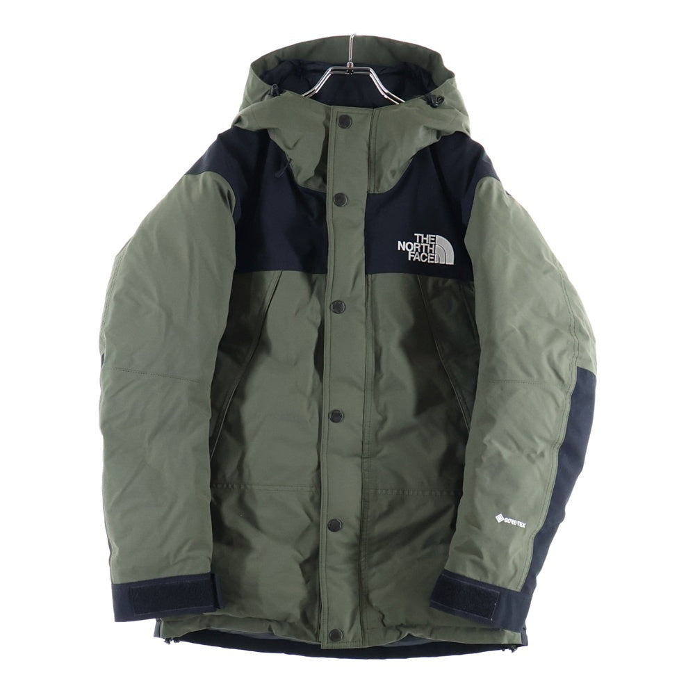 THE NORTH FACE(ザノースフェイス) MOUNTAIN DOWN JACKET GORE-TEX ゴアテックス マウンテン ダウン ジップアップ ナイロン ジャケット カーキ ND91930