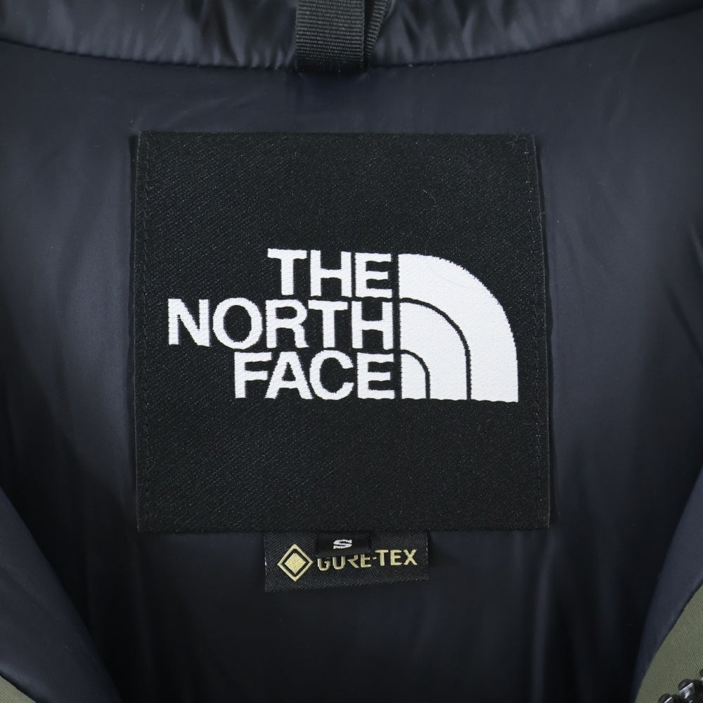 THE NORTH FACE(ザノースフェイス) MOUNTAIN DOWN JACKET GORE-TEX ゴアテックス マウンテン ダウン ジップアップ ナイロン ジャケット カーキ ND91930
