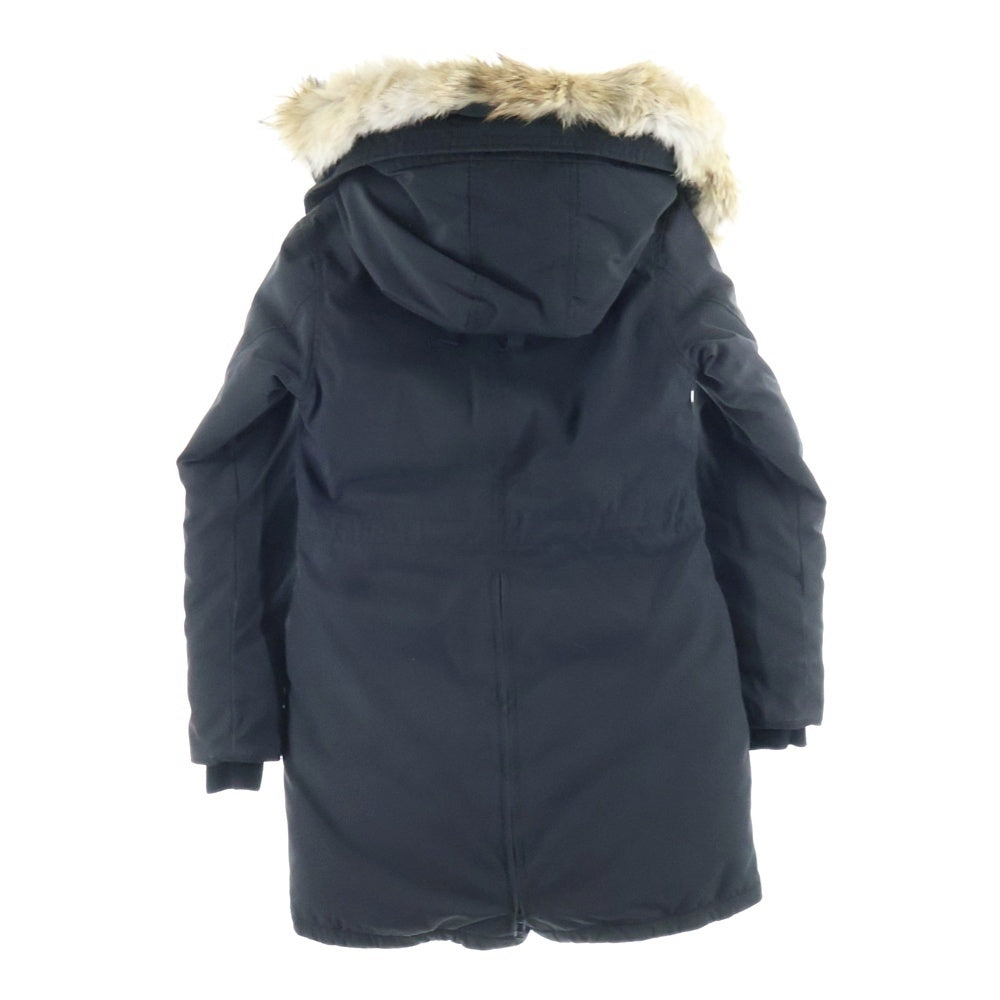 CANADA GOOSE(カナダグース) ROSSCLAIR PARKA ロスクレアパーカー ファーフーデッド ジップアップ ナイロン ダウンジャケット ブラック レディース 2580LA