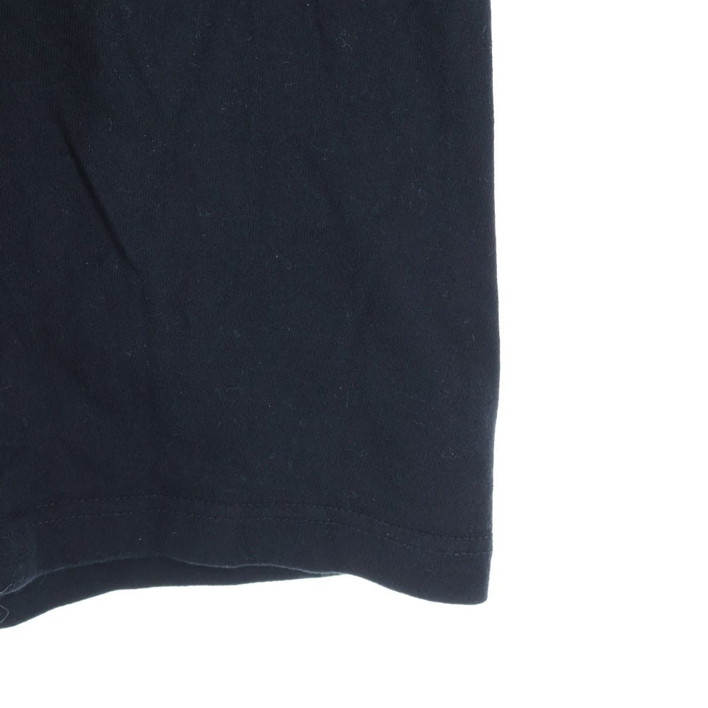 UNIFORM EXPERIMENT(ユニフォームエクスペリメント) 24SS ×Koichi Yairi コーイチ ヤイリ フリントプリント クルーネック半袖プリントTシャツ カットソー ブラック UE-240064