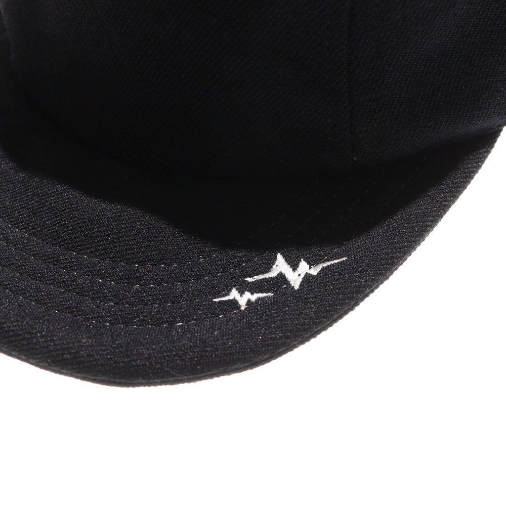 WHIZLIMITED(ウィズリミテッド) 刺繍入り コットンフライトキャップ 帽子 ブラック