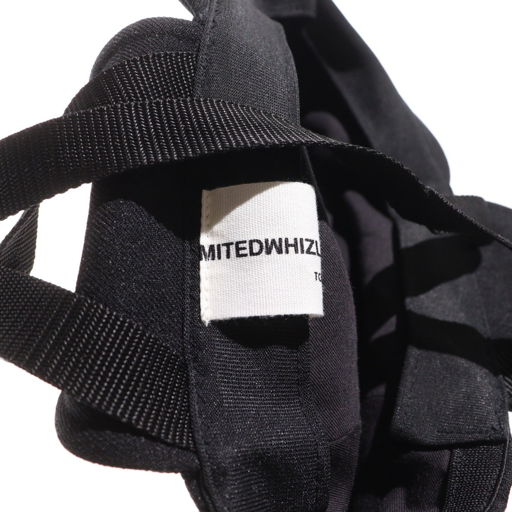 WHIZLIMITED(ウィズリミテッド) 刺繍入り コットンフライトキャップ 帽子 ブラック