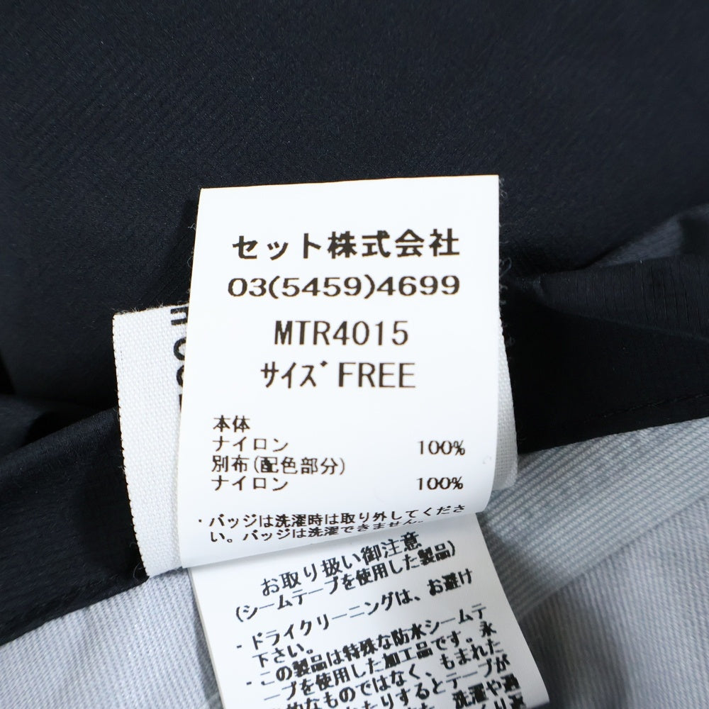 Mountain Research(マウンテンリサーチ) 24AW STARS AND STRIPES KILT スターズ アンド ストライプス キルト ナイロンスカート レディース ブラック MTR4015