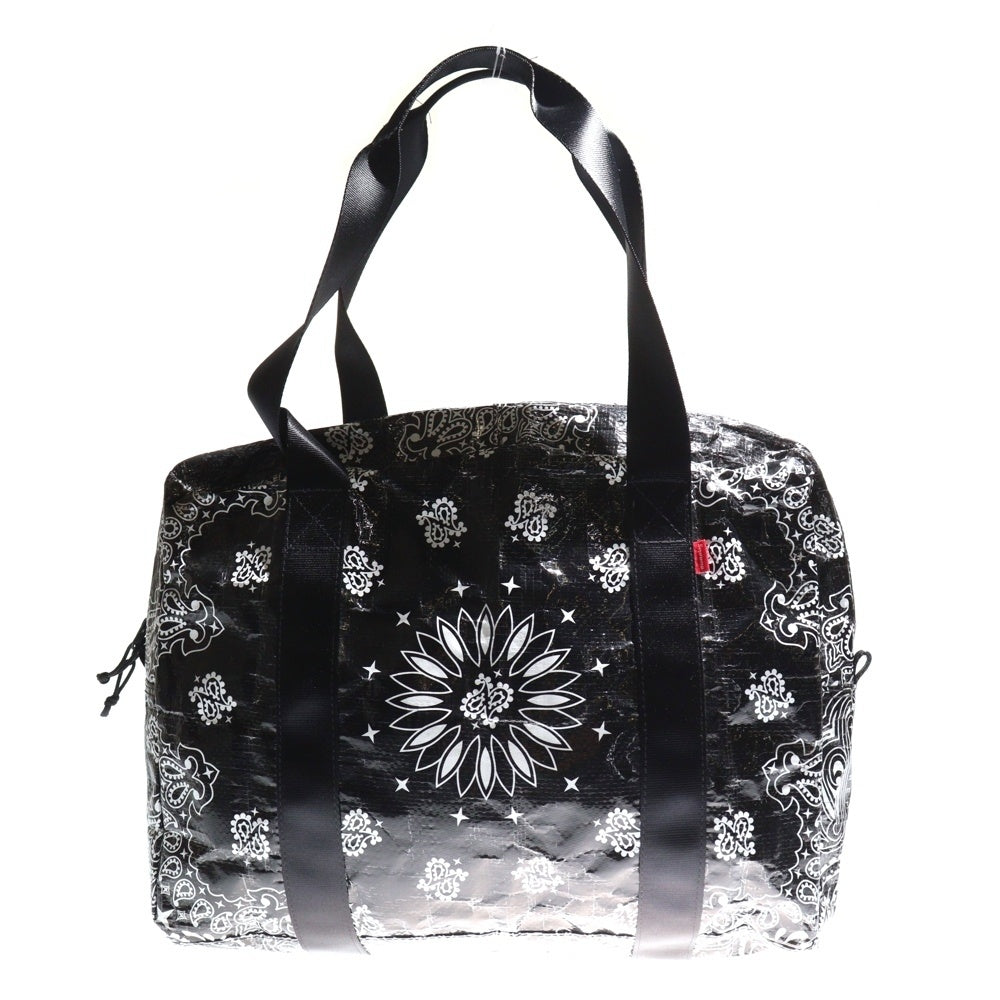 SUPREME(シュプリーム) 21SS Bandana Tarp Duffle Bag バンダナ タープ ダッフル バッグ ブラック レディース